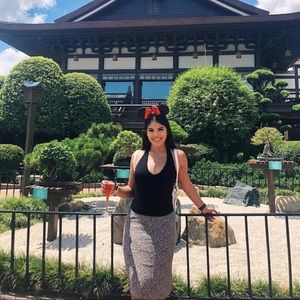 American Eagle Cheetah Print Skirt